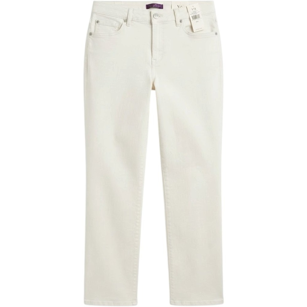 Gloria Vanderbilt Amanda Jeans Women 24W Gray NWT Slimming Straight Leg Denim